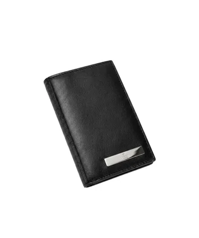 Gucci Card Case With Metal Tag In Black