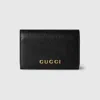 GUCCI GUCCI CARD CASE WITH SCRIPT