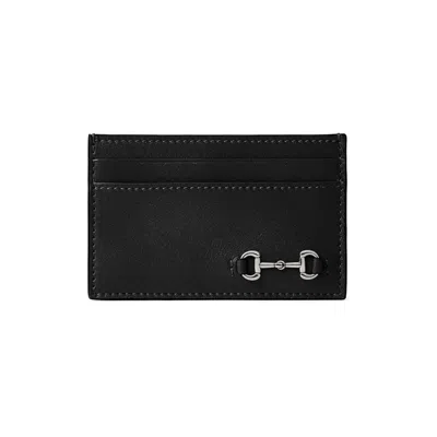 Gucci Card Holder With Clamp In Black