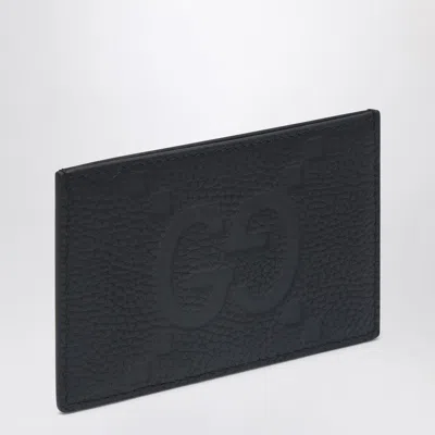 Gucci Card Holder With Large Gg Black