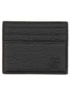 Shop Gucci Card Holder With Logo In Black