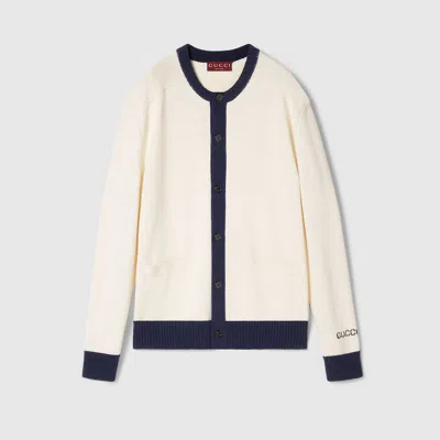 Gucci Cardigan Aus Baumwolle Mit Intarsie