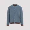 Gucci Men Wool Cardigan With Intarsia