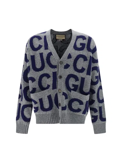 Gucci Cardigan In Grey