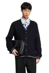 Gucci Cardigan In Cotone A Rete In Blue