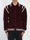 Gucci Wool Cardigan With Front Pockets And Ribbed Texture