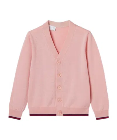 Gucci Cardigan With Ribbon In Pink