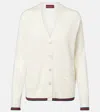 Gucci Cashmere And Silk Cardigan In White