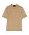 Gucci Cashmere And Silk Top With Intarsia In Brown