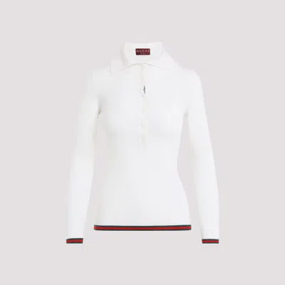 GUCCI CASHMERE AND SILKK WEB POLO