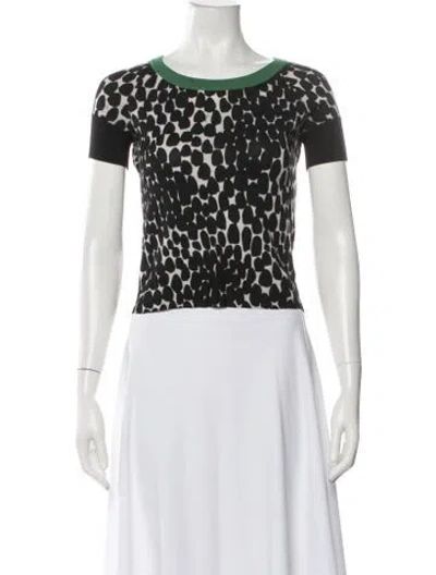 Pre-owned Gucci Cashmere Animal Print Sweater In Blue