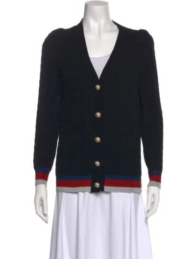 Pre-owned Gucci Cashmere Colorblock Pattern Sweater In Multi