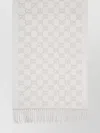 Gucci Cashmere Fringed Hem Scarf