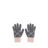Gucci Women Cashmere Gg Gloves In Gray