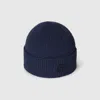 Gucci Cashmere Hat With Patch In Blue