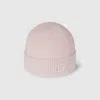 Gucci Cashmere Hat With Patch In Pink