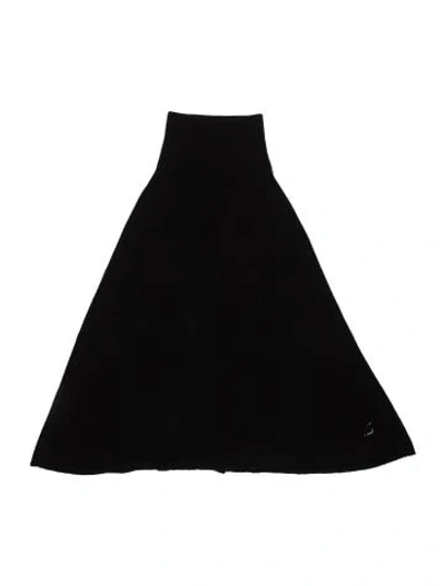 Pre-owned Gucci Cashmere Mini Skirt In Black