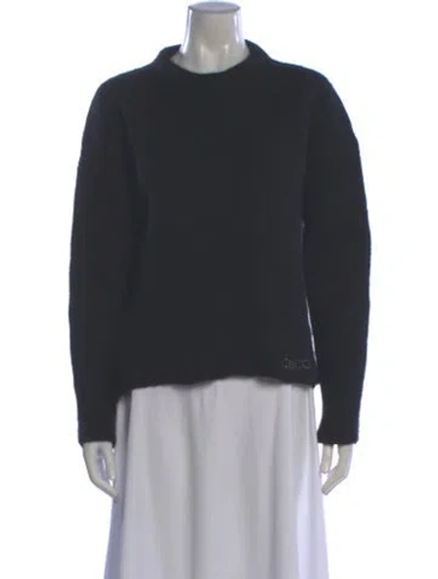Pre-owned Gucci Cashmere Mock Neck Sweater In Black