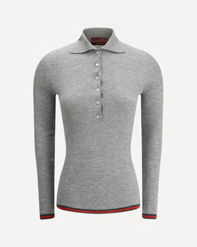 Gucci Cashmere Polo Shirt