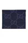 GUCCI CASHMERE SCARF WITH MONOGRAM