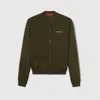 Gucci Cashmere Silk Cardigan In Green