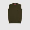 Gucci Cashmere Silk Sleeveless Top In Green