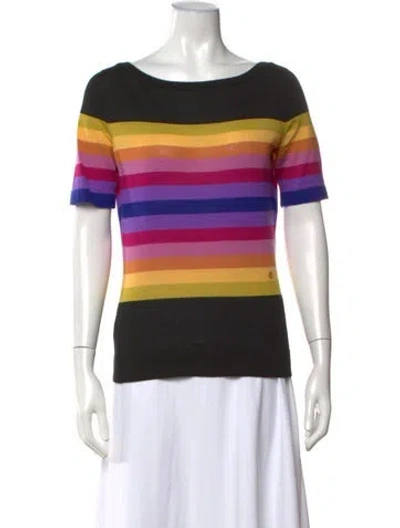 Pre-owned Gucci Cashmere Striped Sweater In Multi
