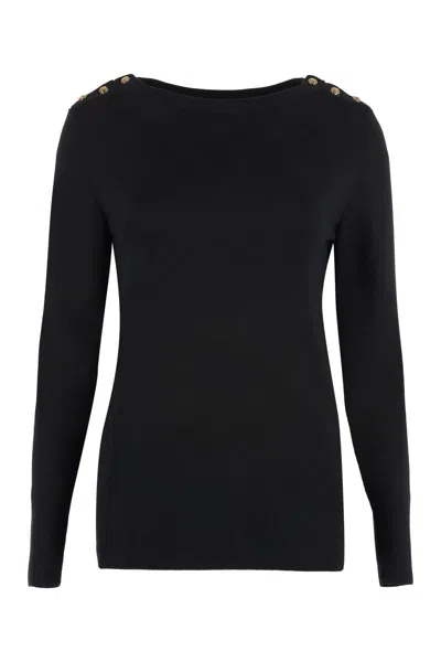 Gucci Cashmere Sweater In Black
