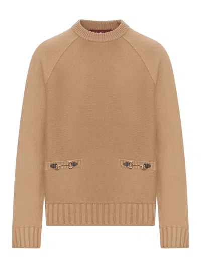 Gucci Cashmere Sweater In Nude