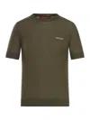 Gucci Logo-intarsia Cashmere Top In Green
