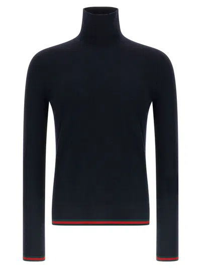 Gucci Cashmere Turtleneck Sweater In Black