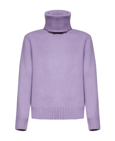 Gucci Cashmere Turtleneck Sweater In Purple