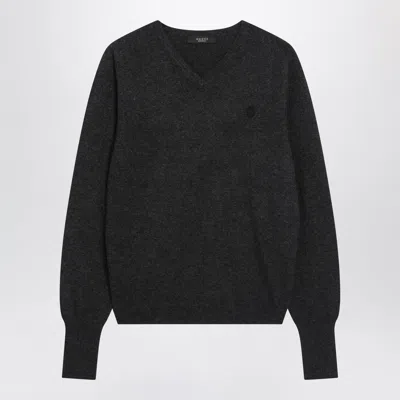 Gucci Cashmere V-neck Sweater In Black