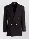 Gucci Men Cashmere Wool Double Breast Blazer Jacket