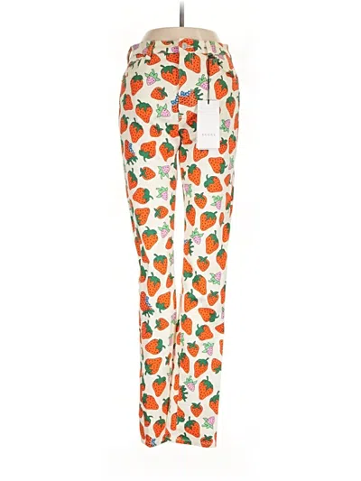 Pre-owned Gucci Casual Pants In White