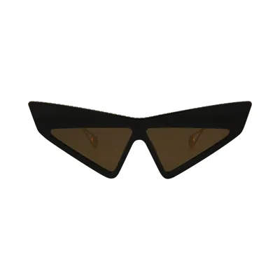 Pre-owned Gucci Cat Eye Acetate Sunglasses 'black' | Women's Size Onesize
