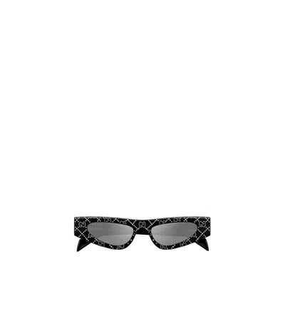 Gucci Cat Eye-frame Sunglasses In Gray