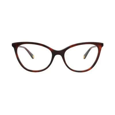 Pre-owned Gucci Cat Eye Frame Acetate Optical Frames 'havana/transparent' | Brown | Women's Size Onesize