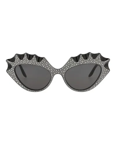 Gucci Cat Eye-frame Acetate Sunglasses In Gray