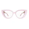 Gucci Cat-eye Frame Glasses In 003 Pink Pink Transparent