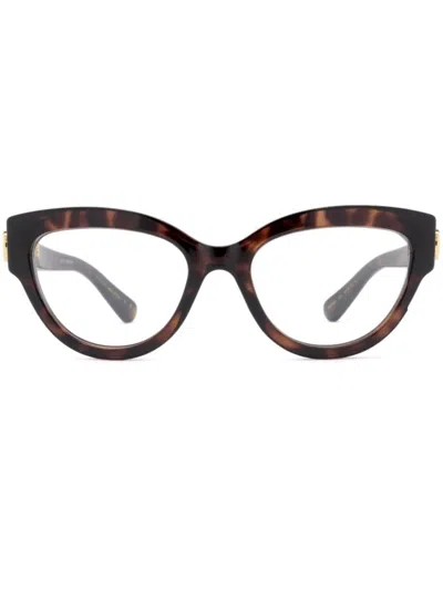 Gucci Cat-eye Frame Glasses In Brown
