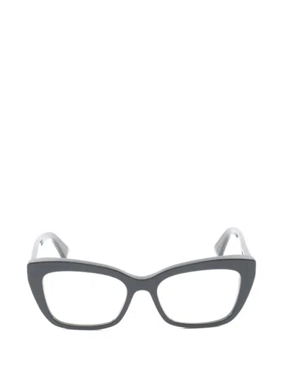 Pre-owned Gucci Cat-eye Frame Glasses In Black