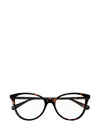 Gucci Cat-eye Frame Glasses In Brown