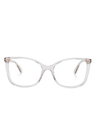 Gucci Cat Eye-frame Glasses In Gray