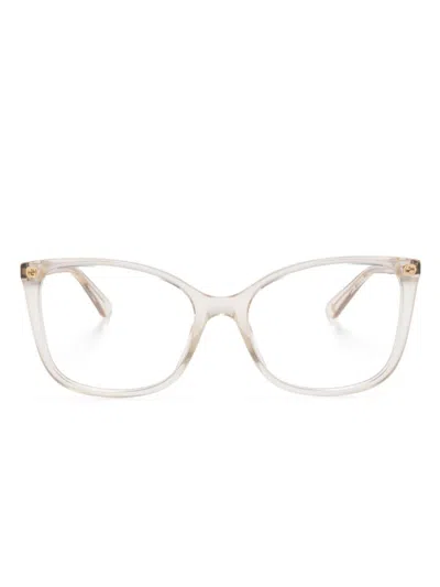 Gucci Cat Eye-frame Glasses In Yellow-yellow-transparent