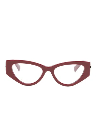 Gucci Cat Eye-frame Glasses In Red