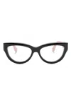 Gucci Brille Mit Cat-eye-gestell In Schwarz