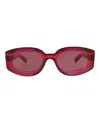 Gucci Cat Eye-frame Injection Sunglasses In Pink
