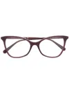 Gucci Cat-eye Frame Optical Glasses In Purple