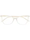 Gucci Cat-eye Frame Optical Glasses In White